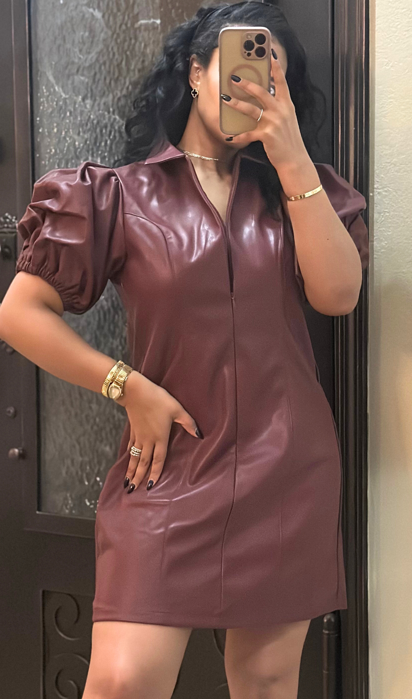 AUTUMN | LEATHER DRESS