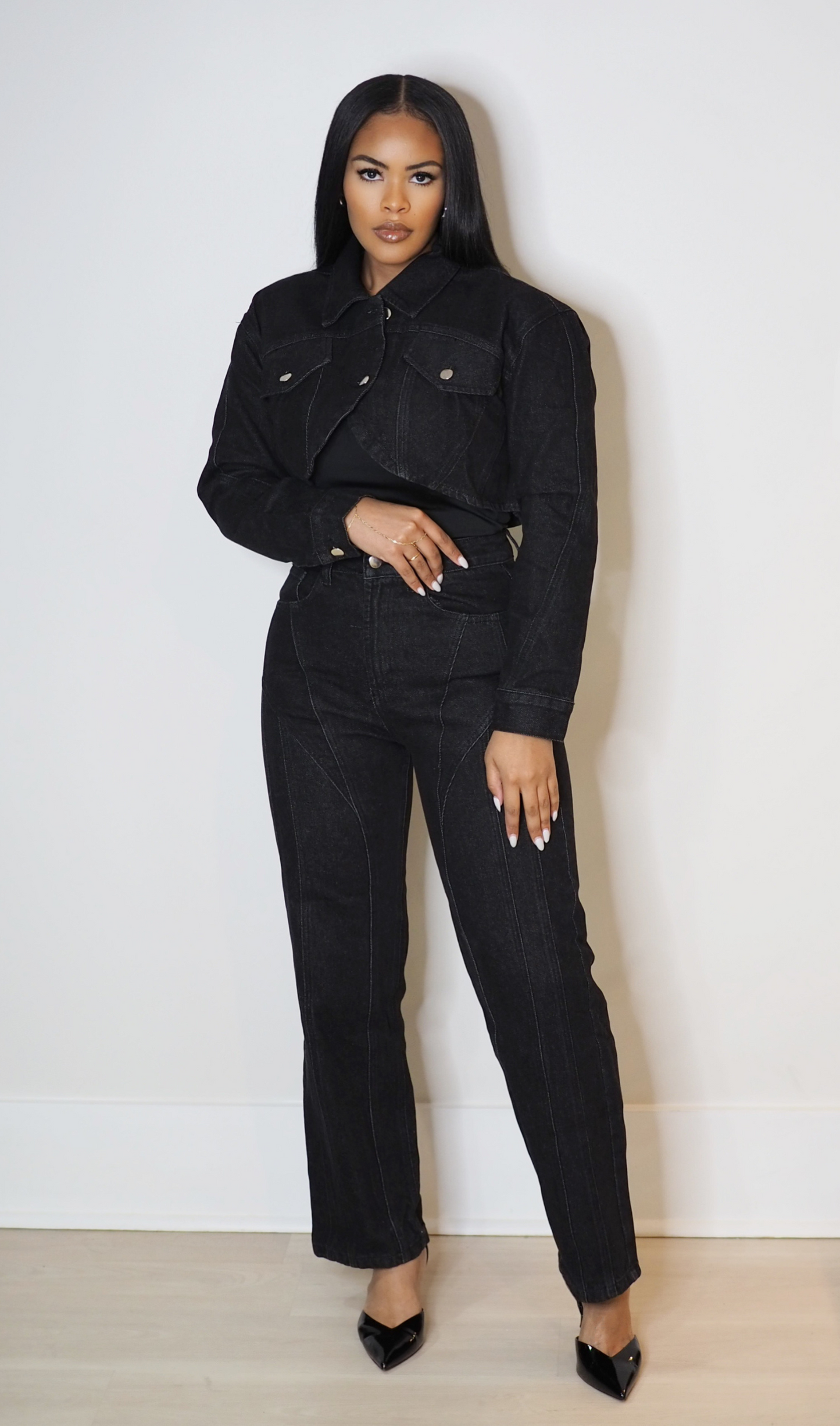 NOIR | DENIM SET