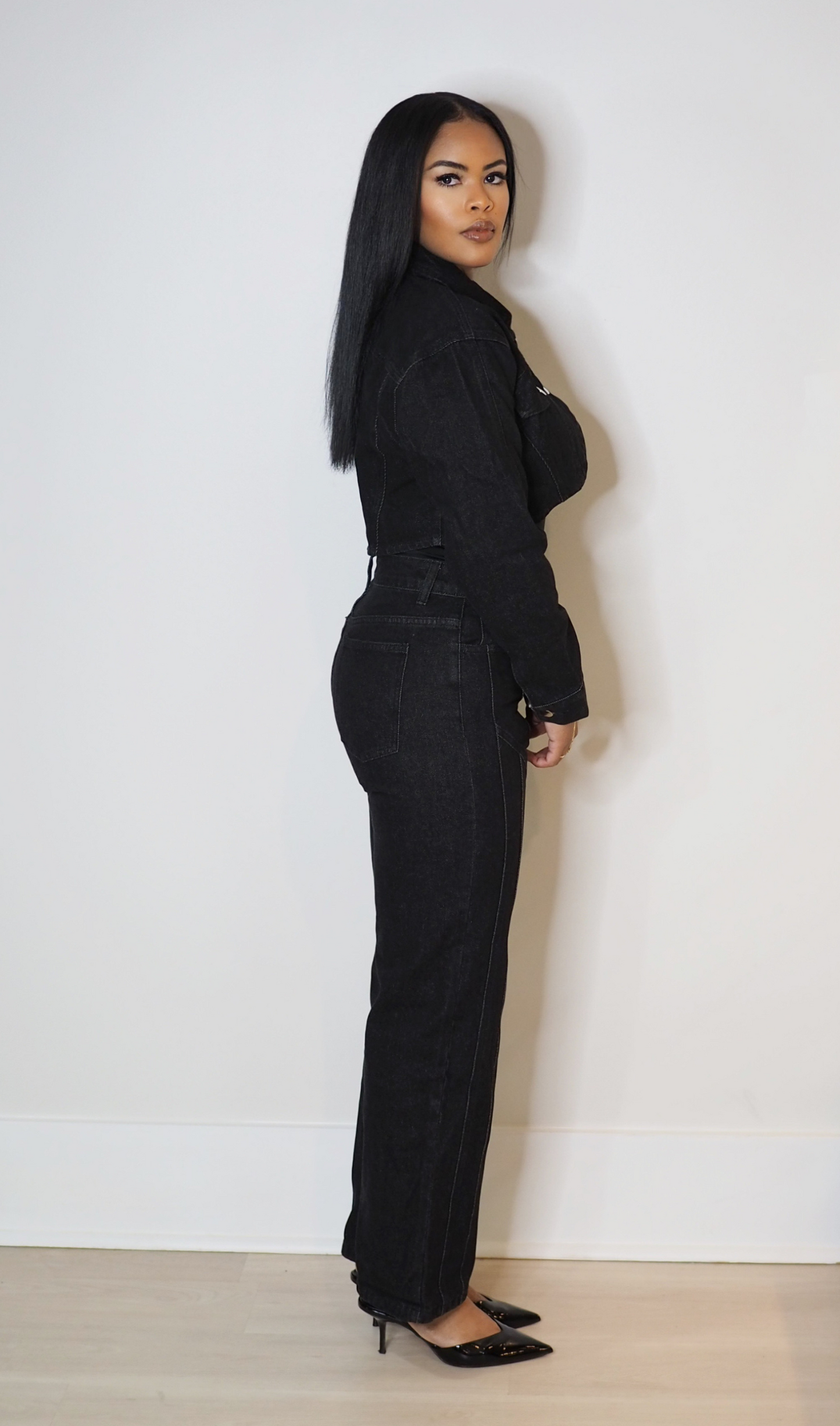 NOIR | DENIM SET