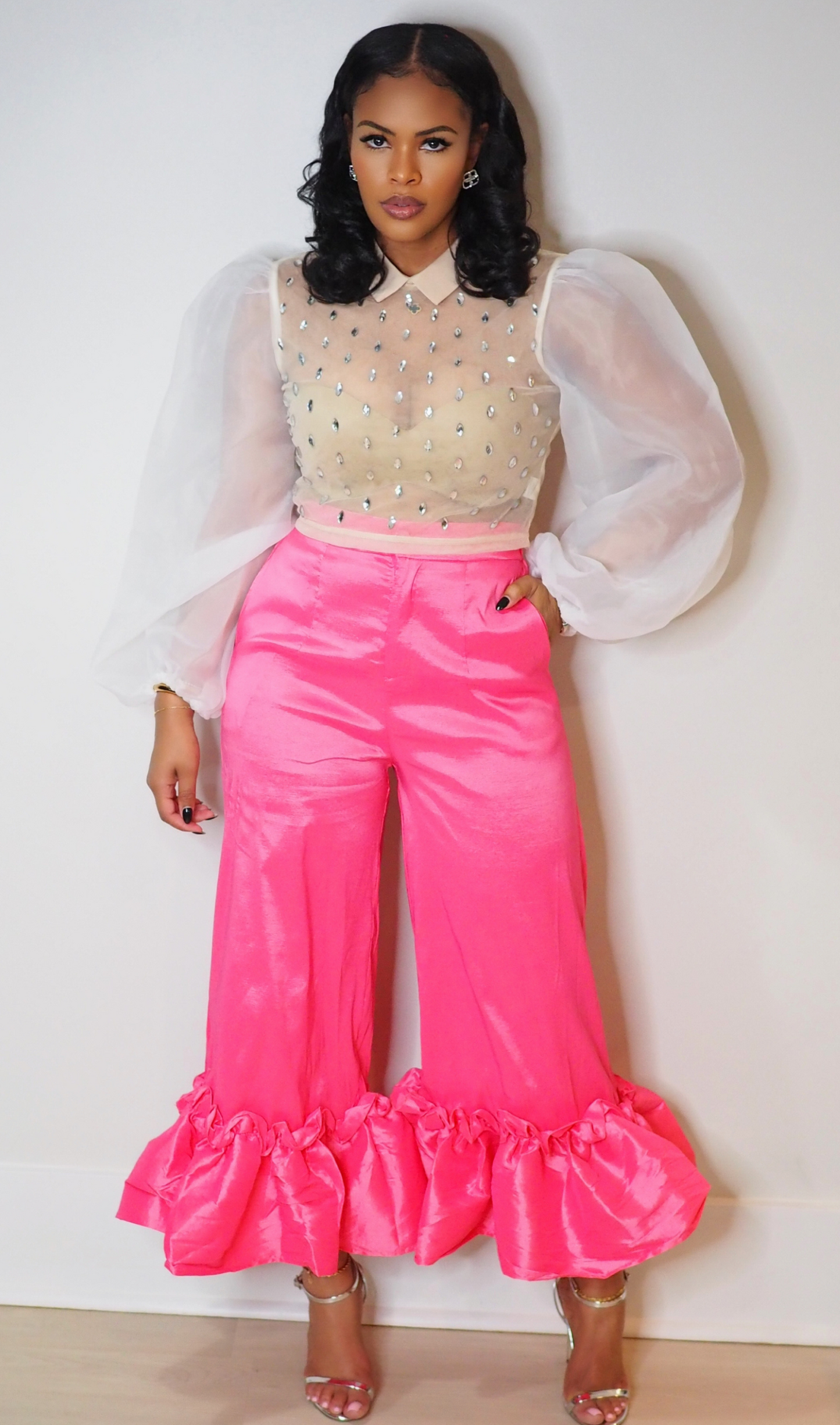 31 CANDLES | SHEER BLOUSE