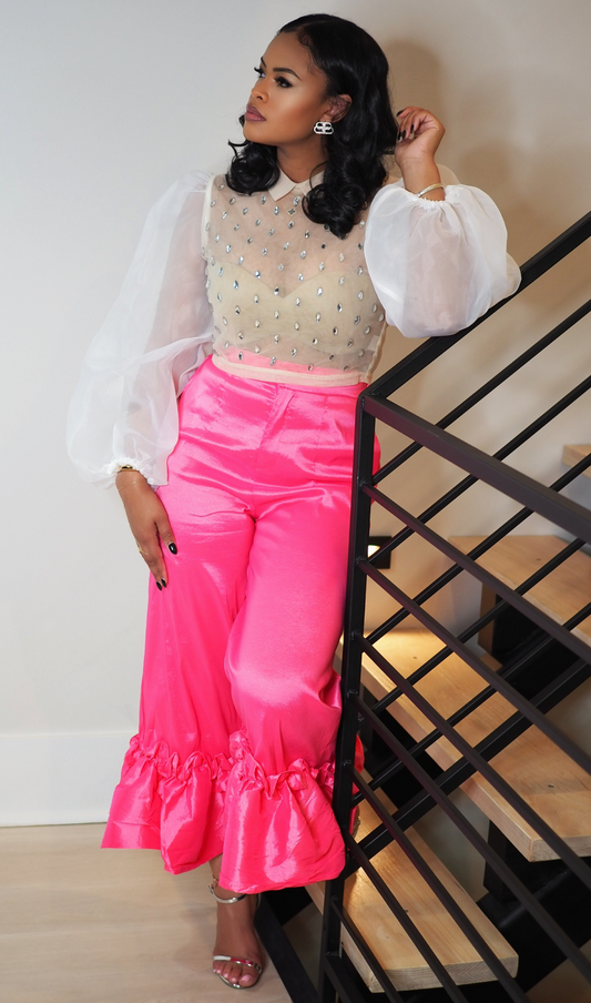 31 CANDLES | SHEER BLOUSE