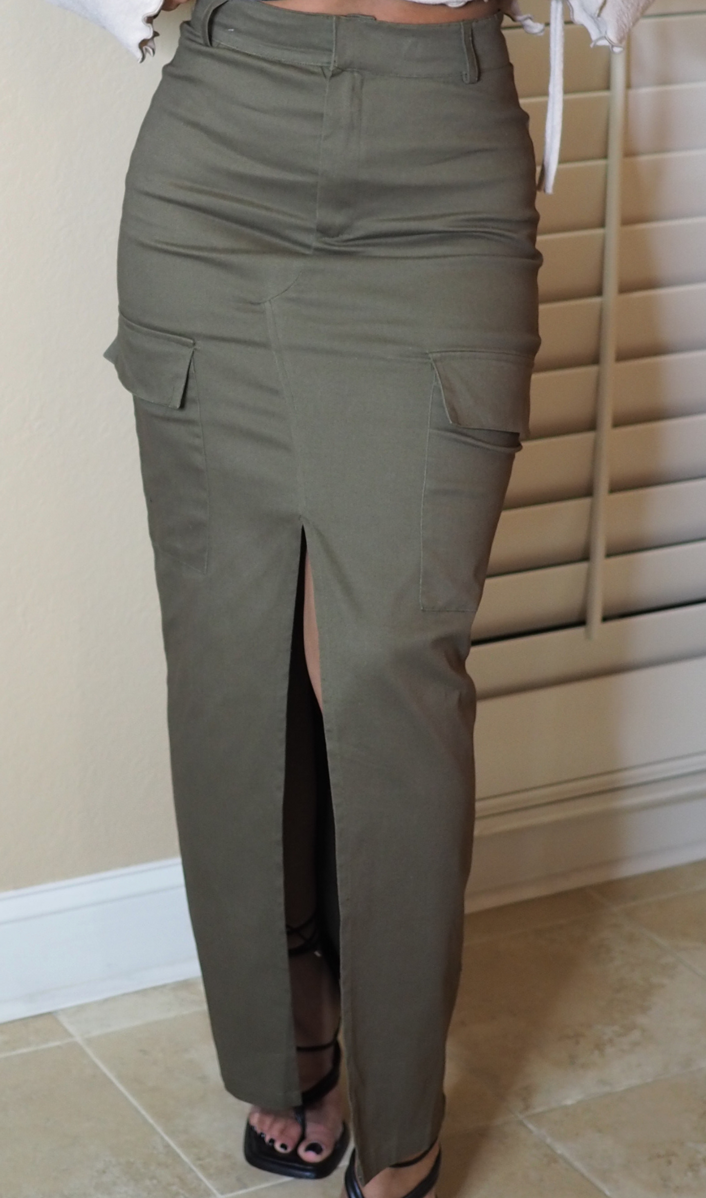 CARGO COUTURE | MAXI SKIRT