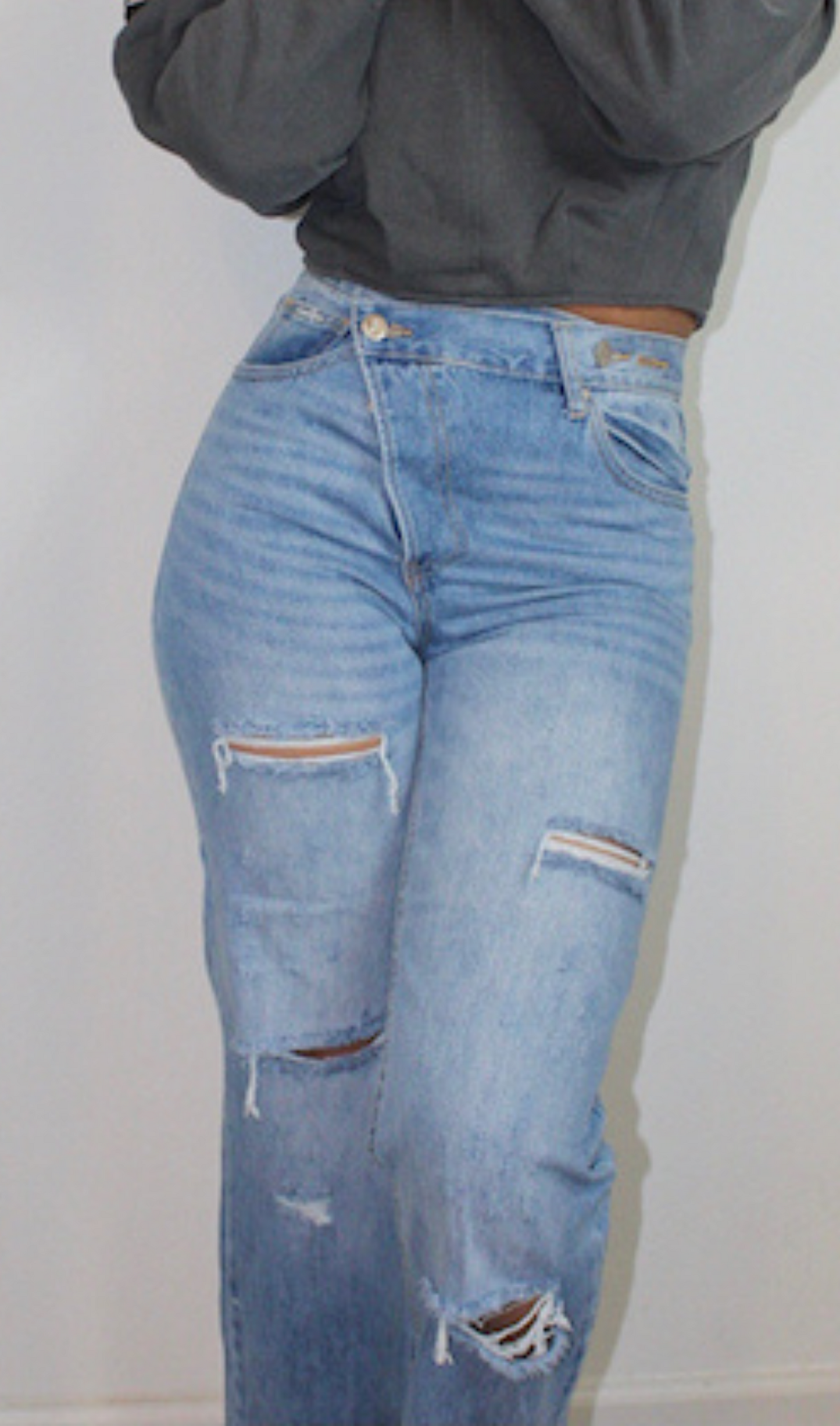 CRISS CROSS | DENIM JEANS