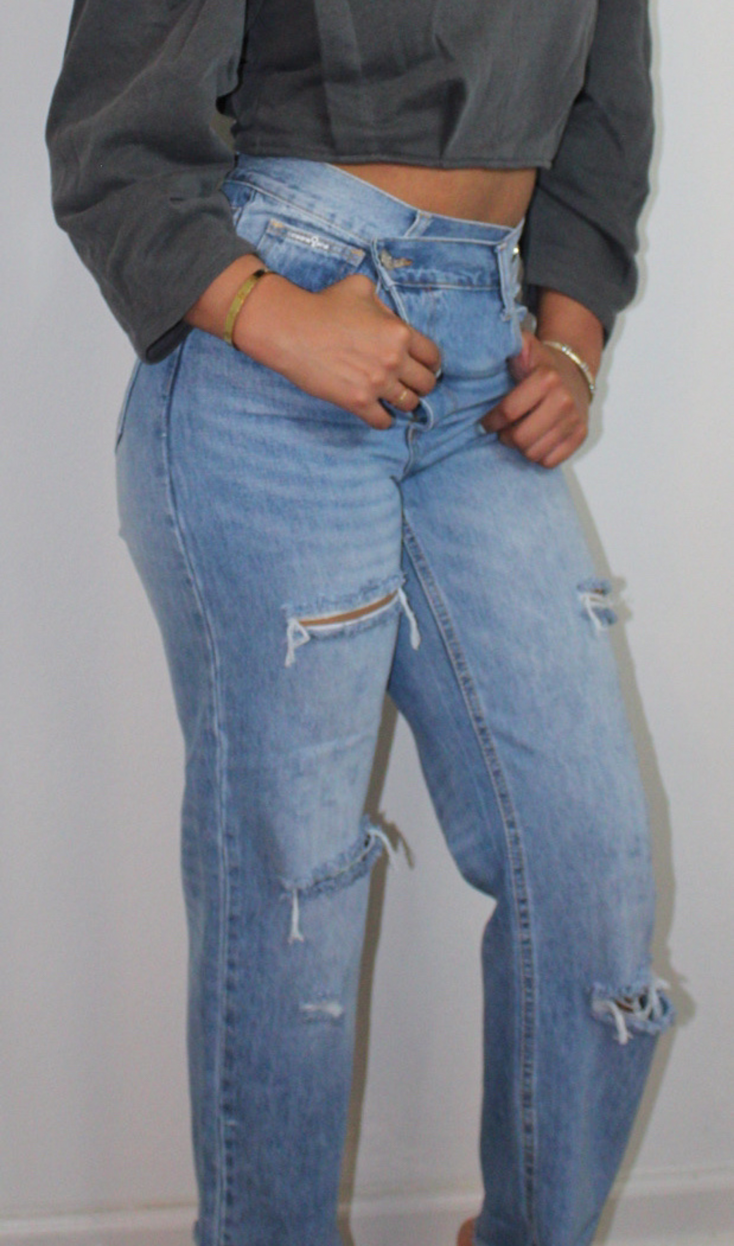 CRISS CROSS | DENIM JEANS