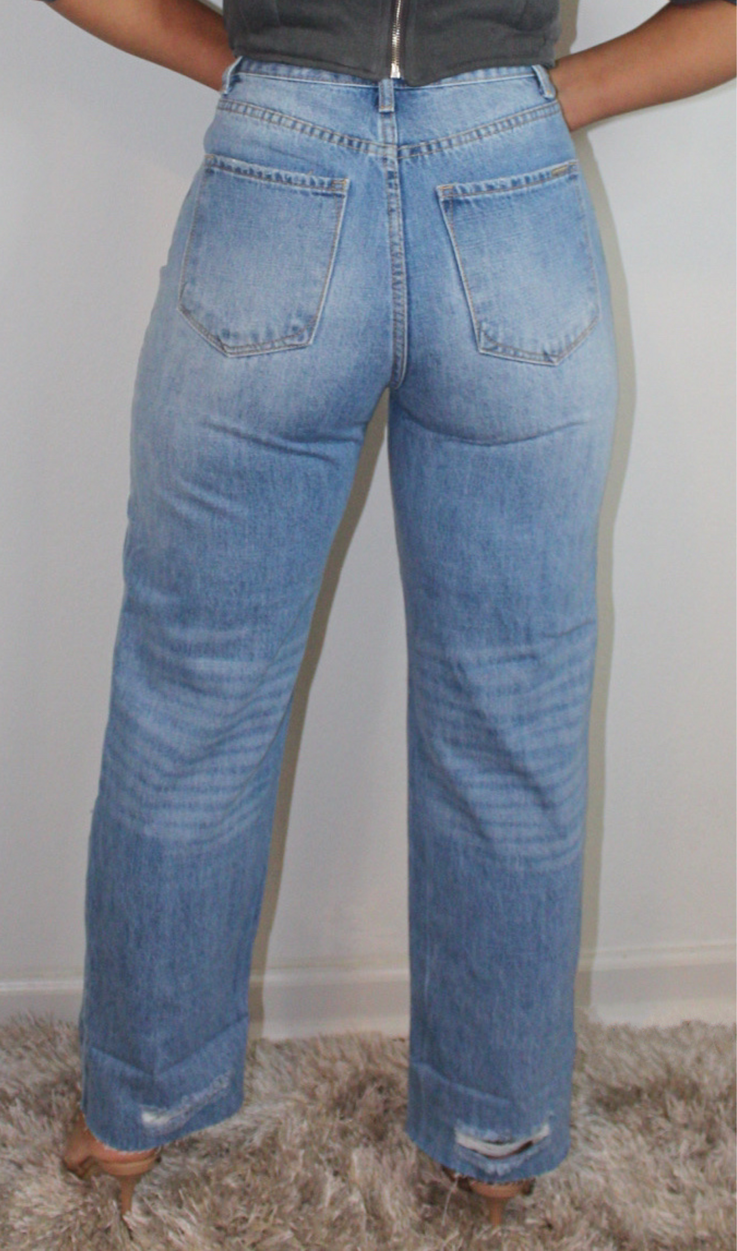CRISS CROSS | DENIM JEANS