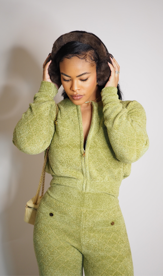 VINTAGE STYLE FAUX FUR EAR MUFFS