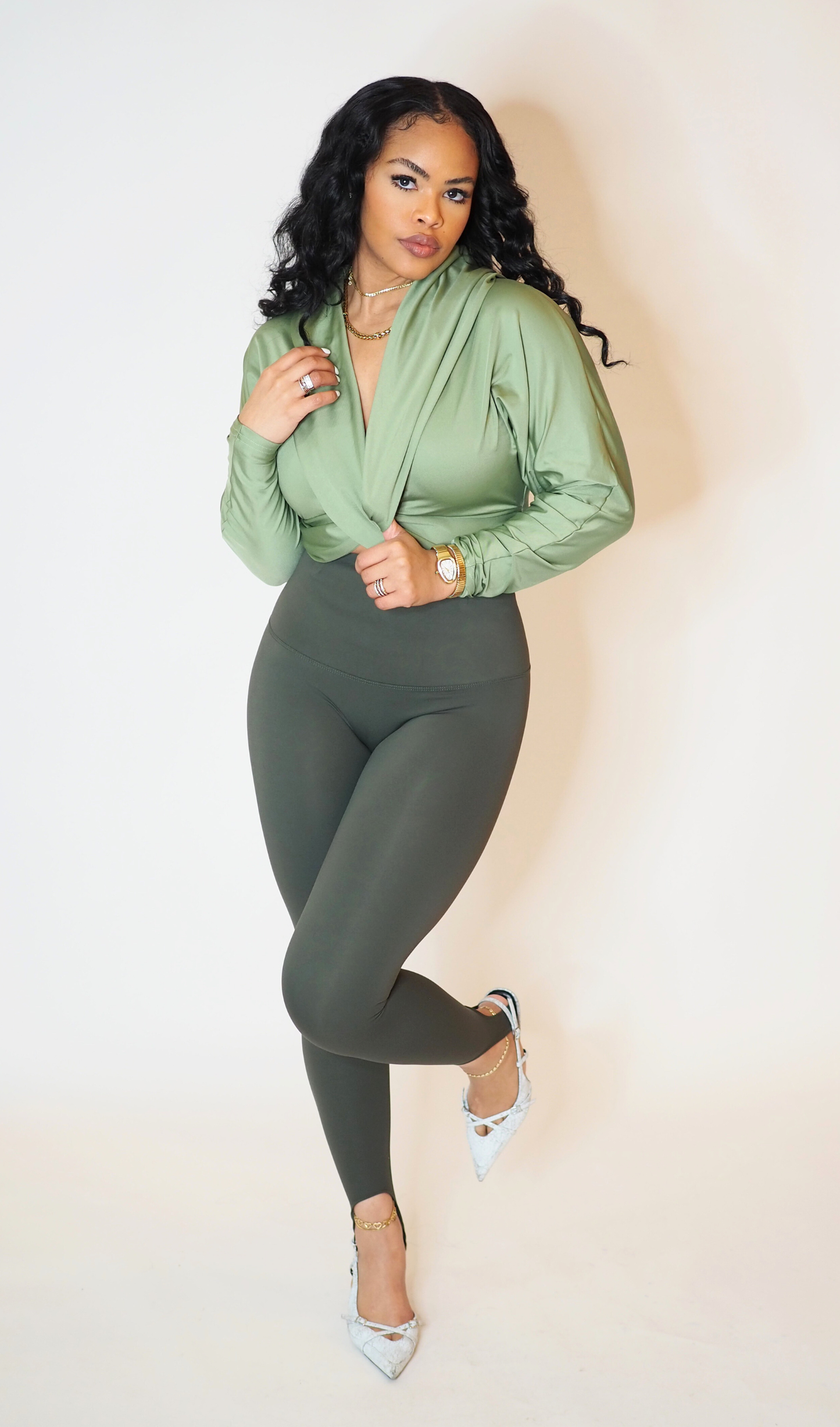 SIENNA | HOODED WRAP TOP