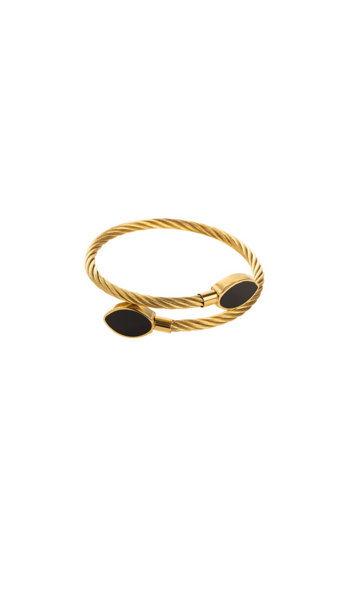 ENAMEL TWIST BANGLE | BRACELET