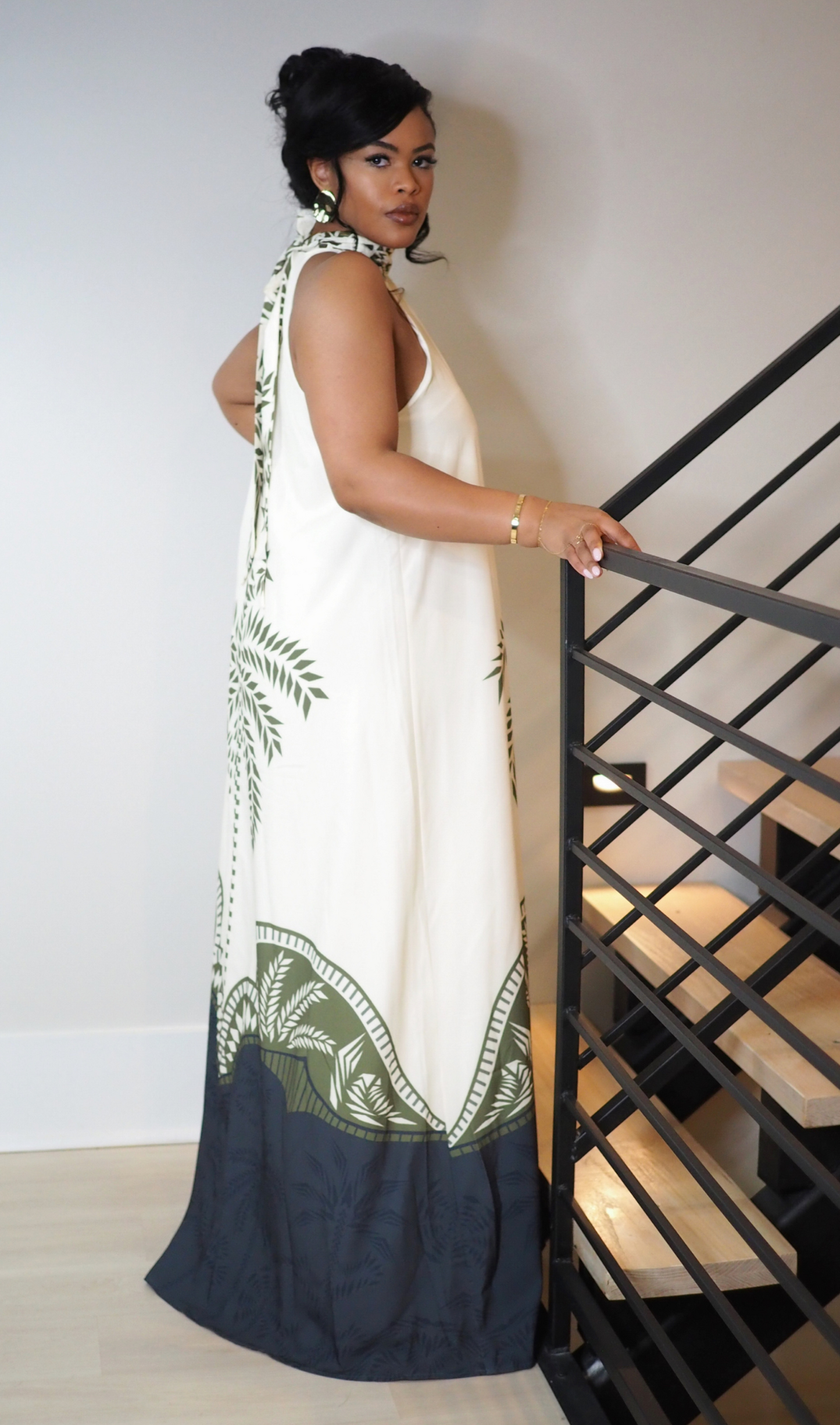 TROPICAL ELEGANCE | MAXI DRESS