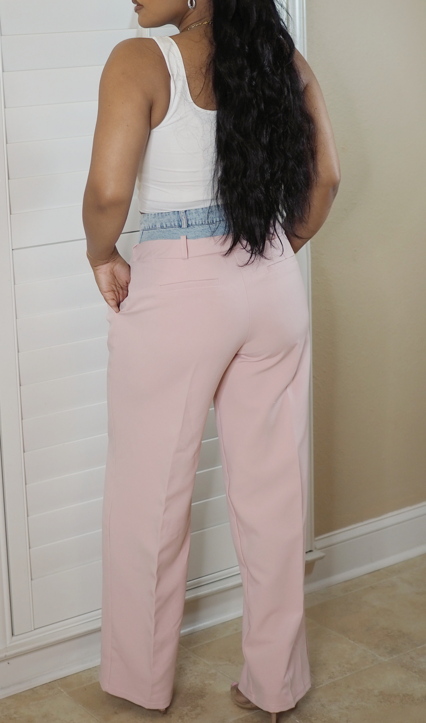 BLUSH DENIM | PANTS