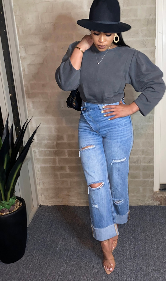 CRISS CROSS | DENIM JEANS